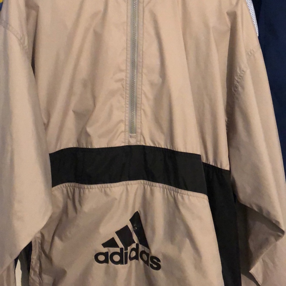 Adidas zip up jacket with hoodie
